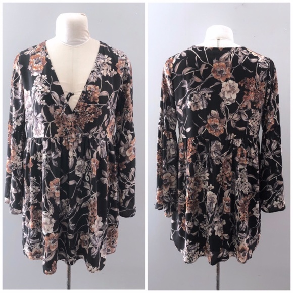 Rokoko By Dazz Floral Faux Wrap Dress - Picture 2 of 7